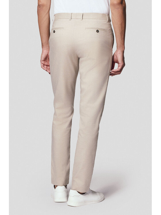 Lancerto Lancerto Spodnie materiałowe Tommaso SP131125000001 Beżowy Slim Fit