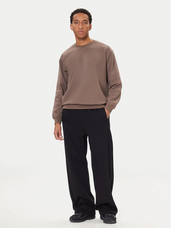 adidas adidas Суитшърт Premium Essentials JW1058 Кафяв Loose Fit