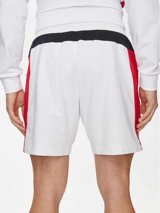 EA7 Emporio Armani EA7 Emporio Armani Sportovní kraťasy 3DPS58 PJLIZ 1100 Bílá Regular Fit