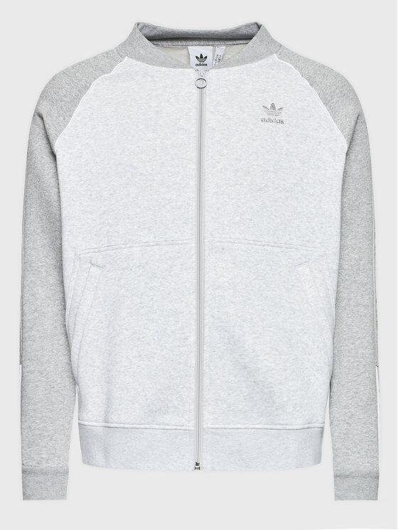 adidas adidas Majica dugih rukava Fleece Sst HI2995 Siva Relaxed Fit