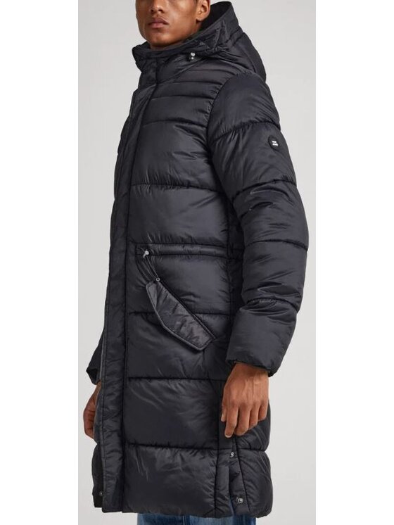 Pepe Jeans Pepe Jeans Kurtka przejściowa PM402842 999 Czarny Parka Fit