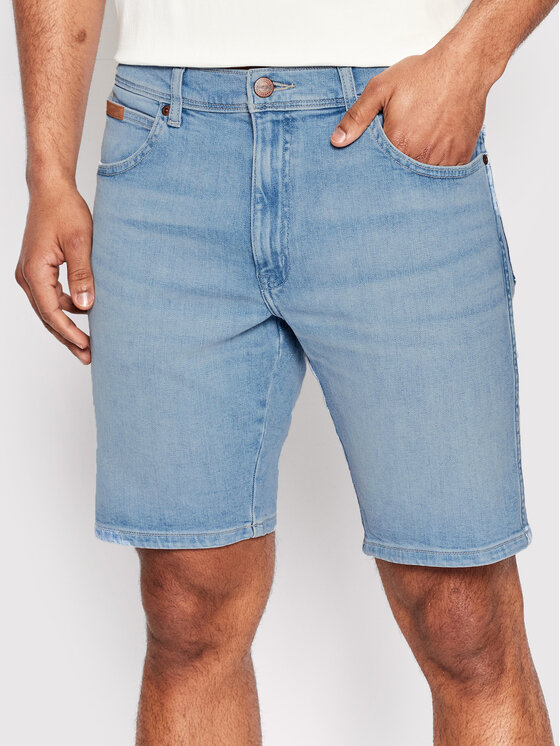 Wrangler Wrangler Pantaloncini di jeans Texas W11CYI29K 112145756 Blu Regular Fit