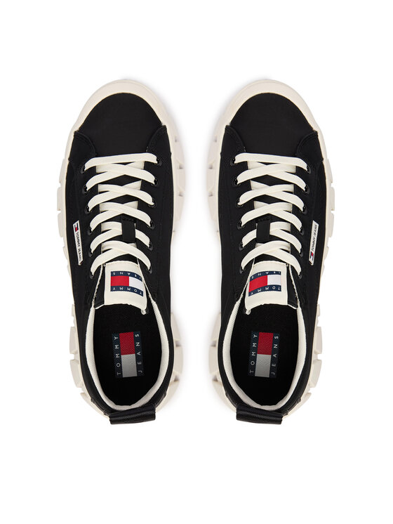 Tommy Jeans Tommy Jeans Tenisice Tjw Flatform Chunky Sneaker EN0EN03036 Crna