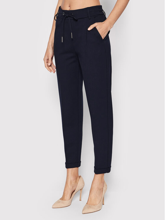 United Colors Of Benetton Pantaloni din material 4DI4DF00J Bleumarin Regular Fit