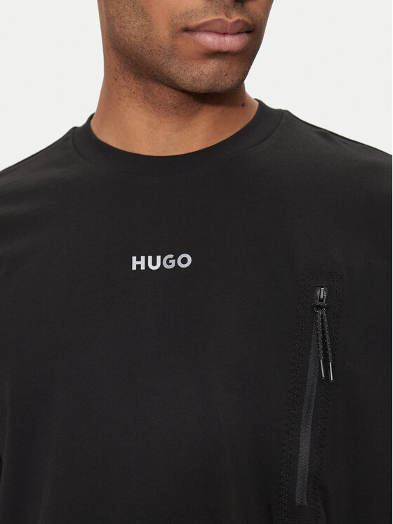 HUGO Hugo Футболка Doforesto 50516681 Чорний Oversize
