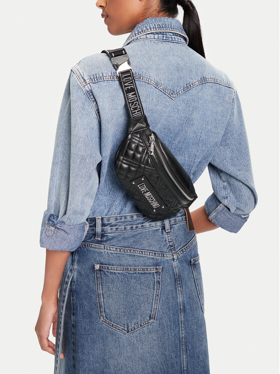LOVE MOSCHINO LOVE MOSCHINO Torbica oko struka JC4003PP0NLA000B Crna