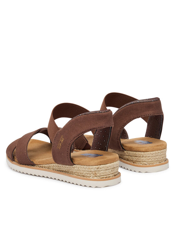 Skechers Skechers Sandale BOBS Desert Kiss - Golden Lily 114418/CHOC Maro