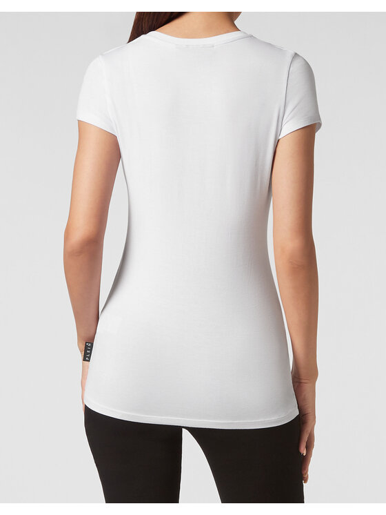 PHILIPP PLEIN PHILIPP PLEIN T-Shirt 1379 Biały Regular Fit
