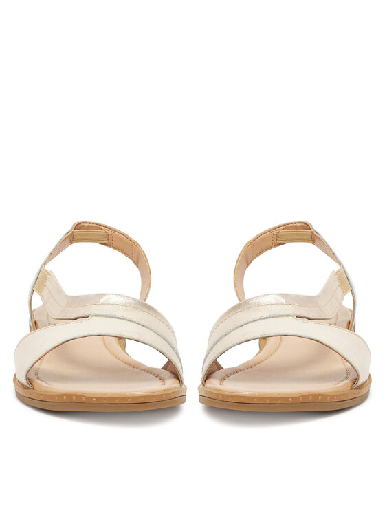 andmary Natalie ribbon set beige ⑤ Lasocki Sandały WI23-FOXI-95 Złoty | Modivo.pl