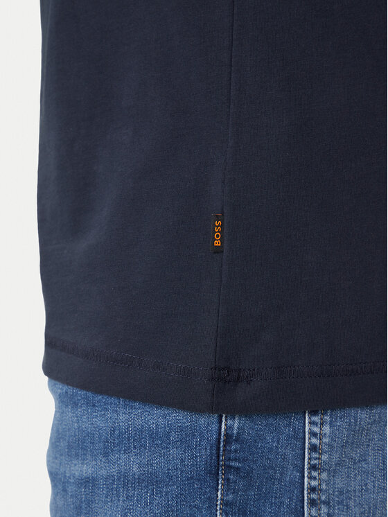 BOSS BOSS Tričko Te_Container 50546920 Tmavomodrá Regular Fit