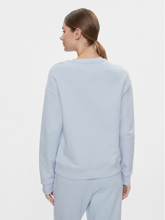 Tommy Jeans Tommy Jeans Суитшърт Badge DW0DW17325 Тъмносин Boxy Fit