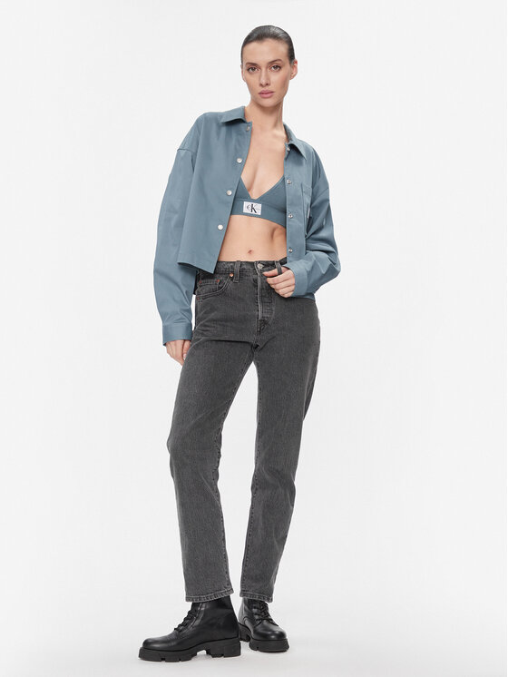 Calvin Klein Jeans Calvin Klein Jeans Marškiniai J20J223241 Mėlyna Oversize