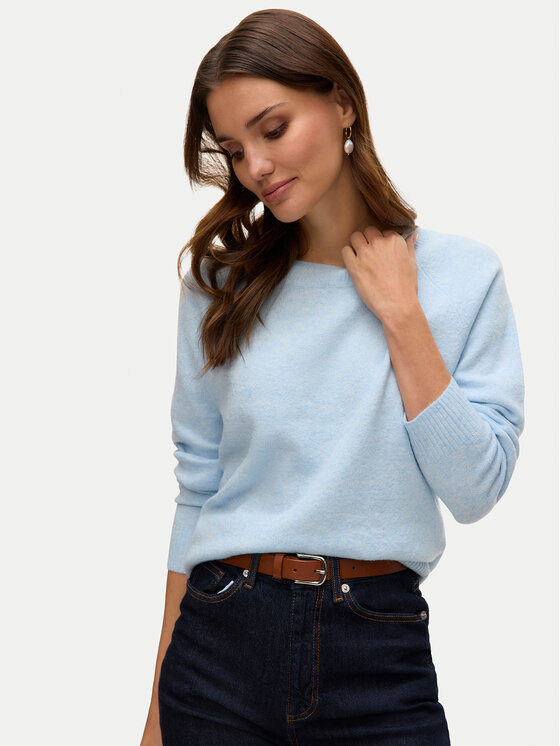 Vero Moda Vero Moda Sveter Doffy 10201022 Modrá Regular Fit