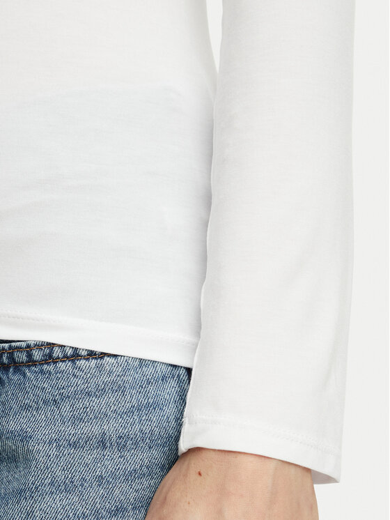 Guess Jeans Guess Jeans Пуловер W6BI56 K6890 Светлосив Slim Fit