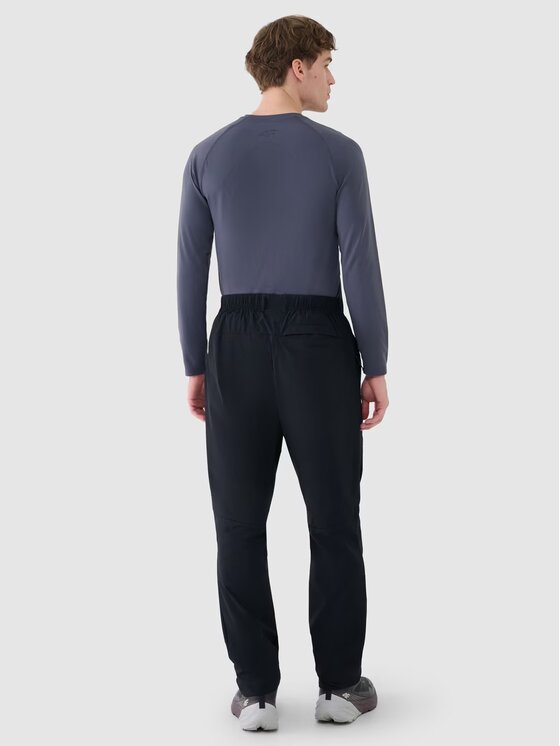 4F 4F Outdoorové nohavice 4FWSS25TFTRM0790-20S Čierna Regular Fit