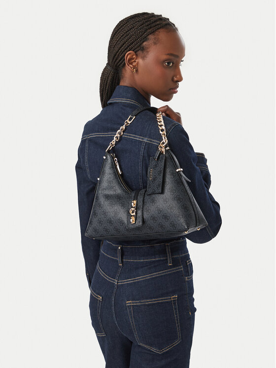 Guess Guess Torebka Yvonne HWSG23 78010 Czarny
