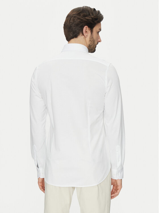 Michael Kors Michael Kors Koszula MD0MD91498 Biały Slim Fit