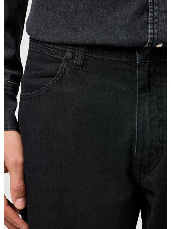 Wrangler Wrangler Jeansy RIVER Czarny Regular Fit