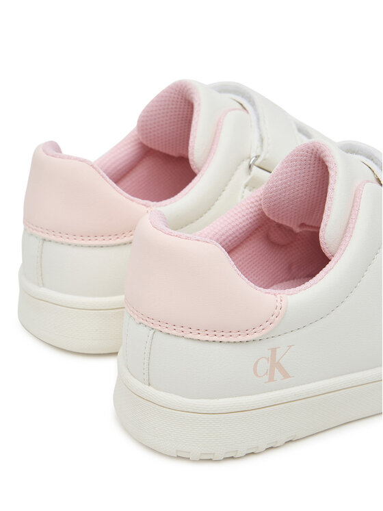 Calvin Klein Calvin Klein Сникърси Low Cut Velcro Sneaker V1A9-83087-1355 S Бял