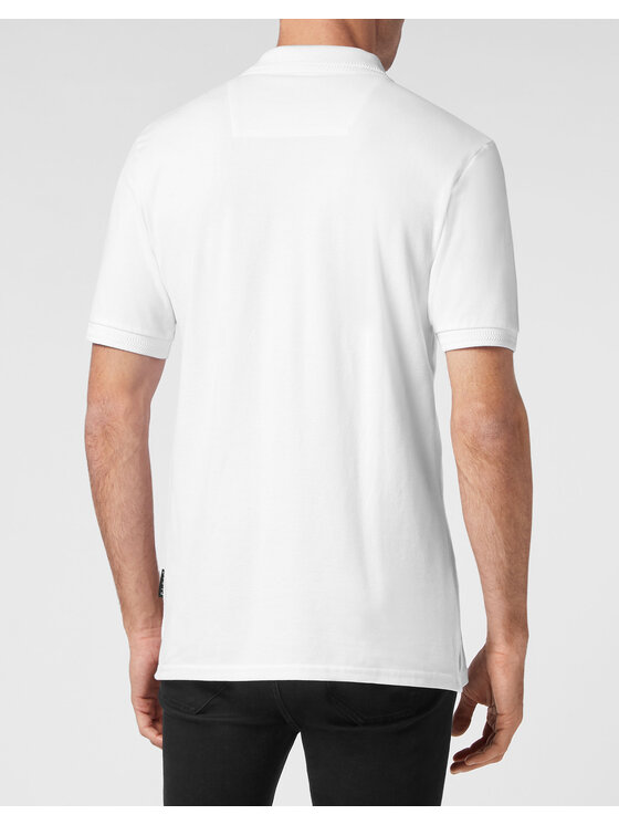 PHILIPP PLEIN PHILIPP PLEIN Polo 6099 Bianco Slim Fit