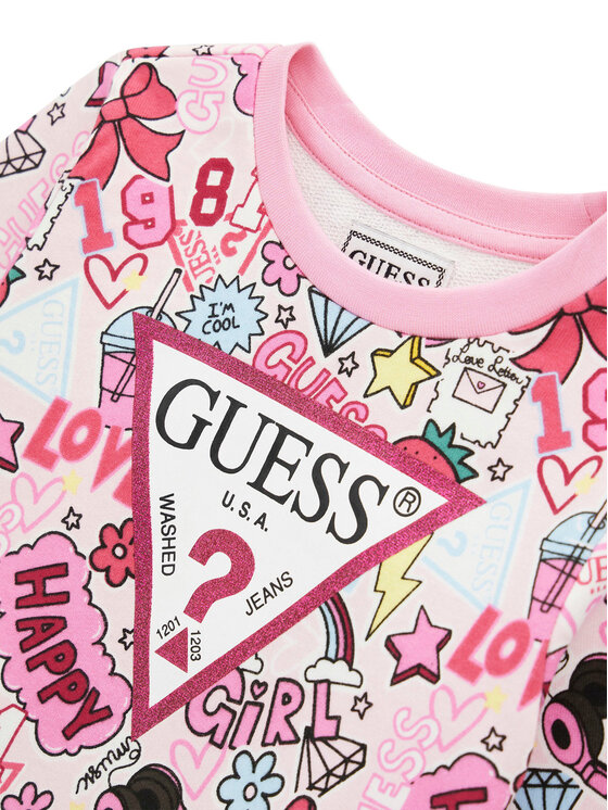 Guess Guess Pluus K6YQ04 K3845 Roosa Regular Fit