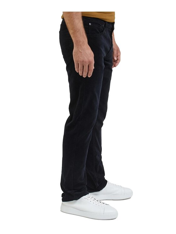 Lee Lee Spodnie dzianinowe 112342357 Czarny Regular Fit