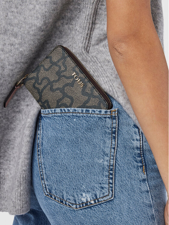 TOUS TOUS Große Damen Geldbörse Billetera S. K Icon 2001503460 Braun