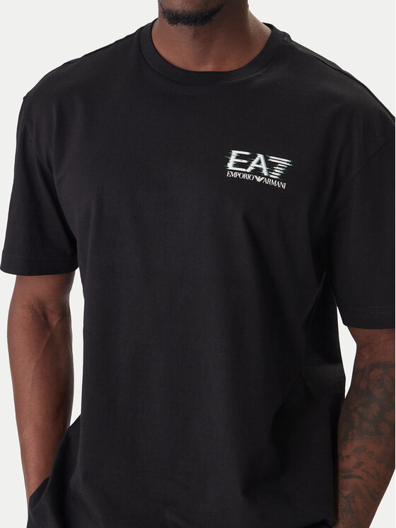 EA7 Emporio Armani EA7 Emporio Armani Póló 7M001327 AF17789 UC001 Fekete Relaxed Fit