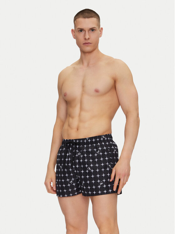 Calvin Klein Swimwear Calvin Klein Swimwear Kupaće gaće i hlače KM0KM01172 Crna Regular Fit