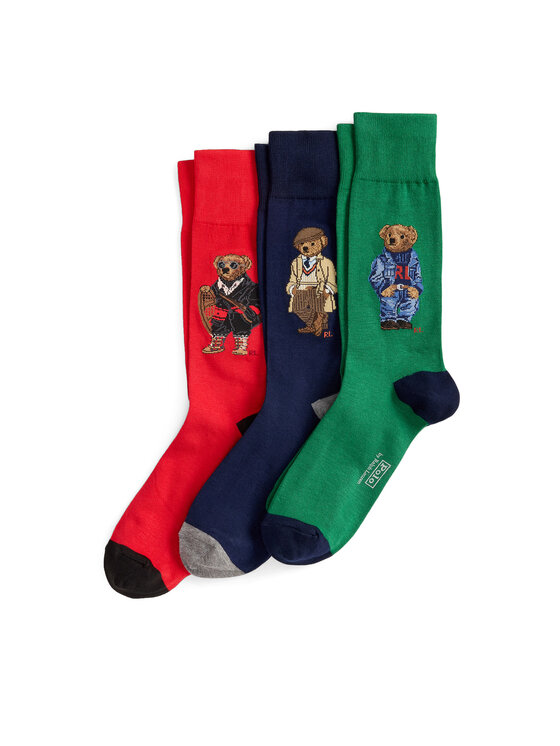Polo Ralph Lauren Polo Ralph Lauren 3er-Set hohe Herrensocken 449P04717001 Bunt