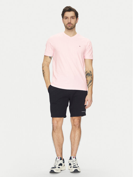 Tommy Hilfiger Tommy Hilfiger Póló Essential MW0MW39249 Rózsaszín Regular Fit