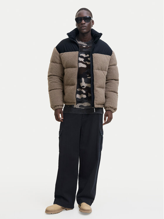 Jack & Jones Jack & Jones Zimní bunda Flare Teddy 12286050 Béžová Regular Fit