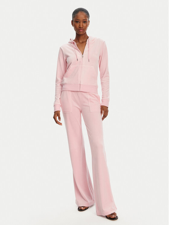 Juicy Couture Juicy Couture Mikina Robertson JCAP176 Ružová Slim Fit