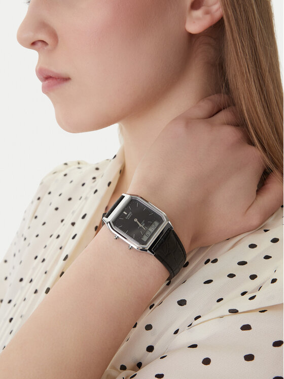 Casio Casio Laikrodis AQ-230EL-1AEF Juoda