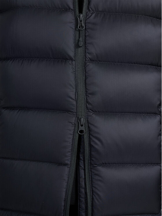 4F 4F Płaszcz zimowy MIDSHOP TEXTILE Czarny Regular Fit