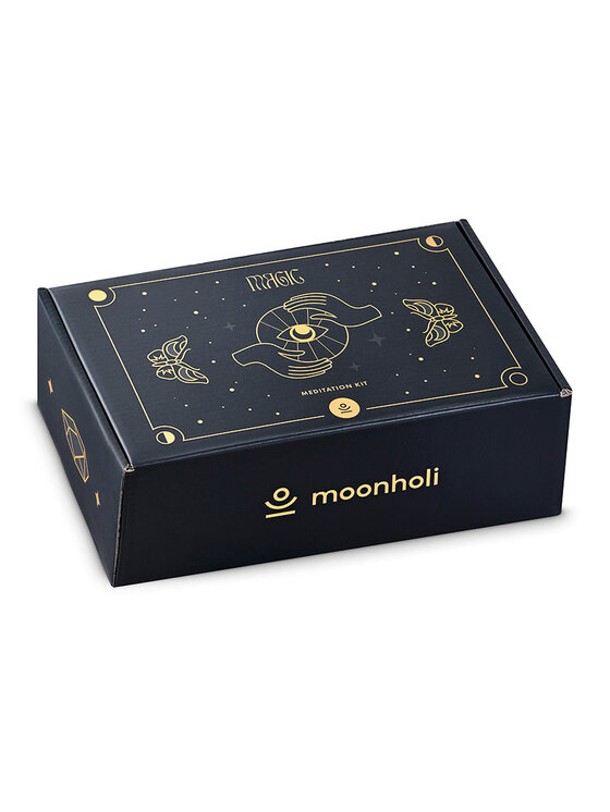 Zestaw upominkowy Moonholi, Granatowy, MAGIC
