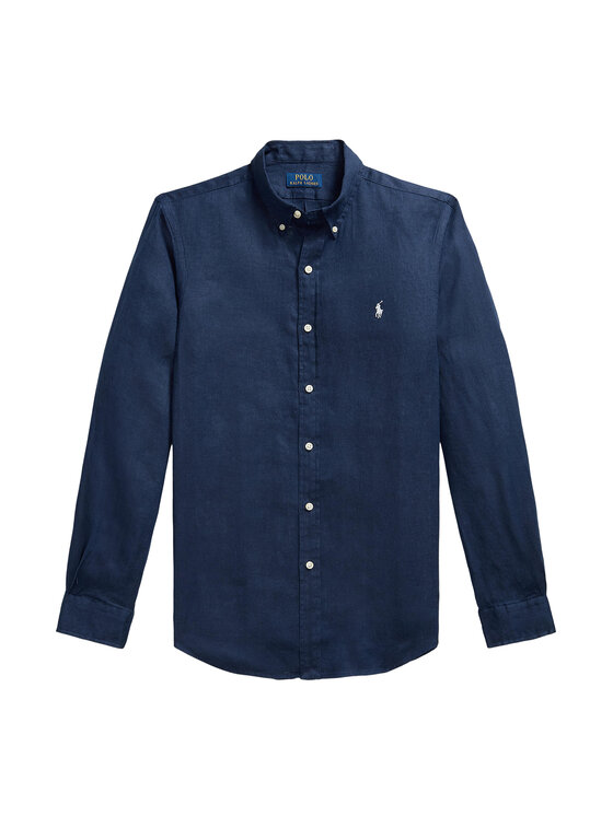 Polo Ralph Lauren Polo Ralph Lauren Риза 710968915506 Тъмносин Slim Fit