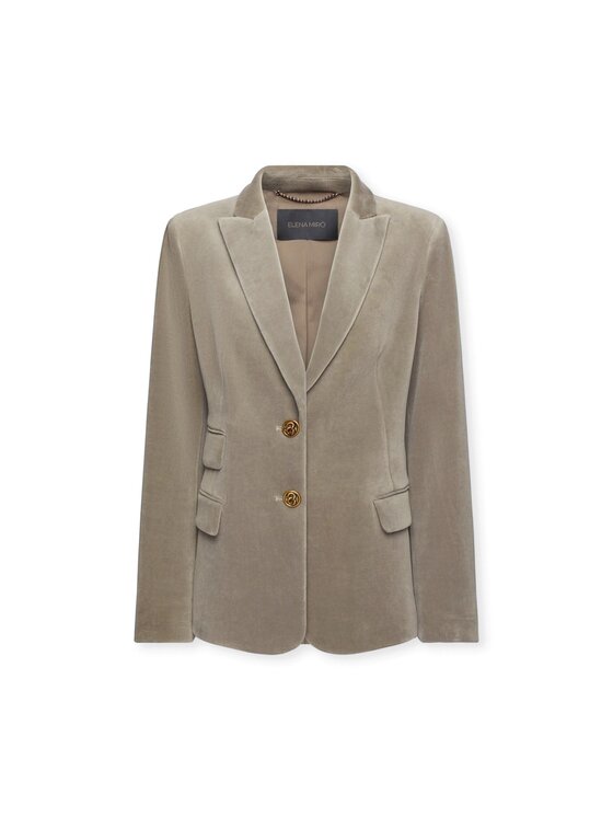 Elena Mirò Elena Mirò Giacca di transizione Q128P000061N013 Grigio Slim Fit