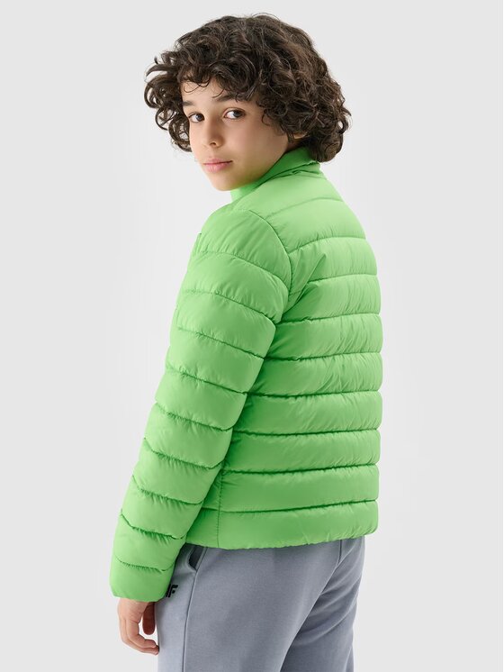 4F 4F Vatovaná bunda 4FJWSS25TDJAM520-45S Zelená Regular Fit