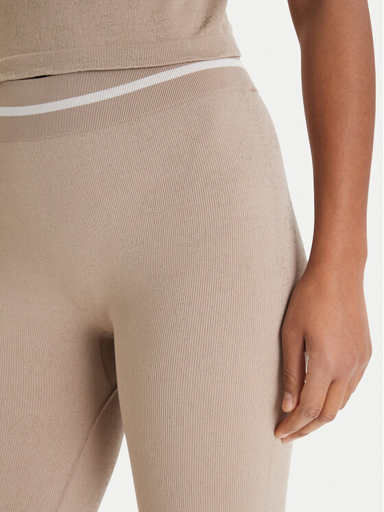 Guess Guess Legginsy V6RB05 Z4692 Beżowy Slim Fit