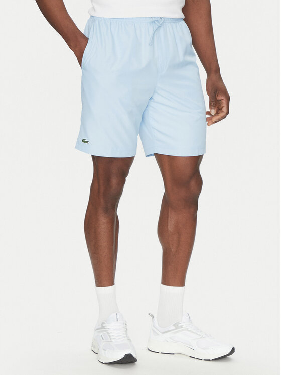 Lacoste Lacoste Tenisové šortky GH353T Světle modrá Regular Fit