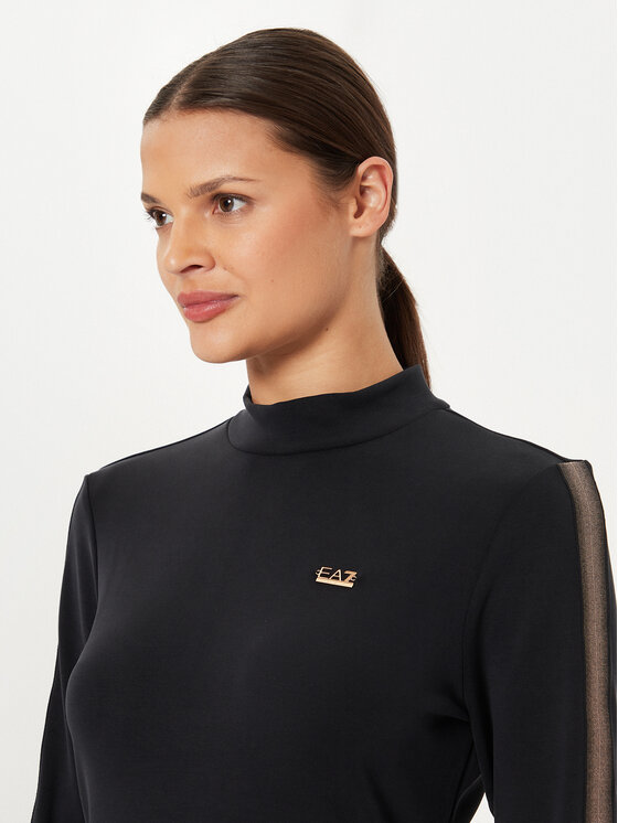 EA7 Emporio Armani EA7 Emporio Armani Ежедневна рокля 6DTA54 TJZBZ 1200 Черен Regular Fit