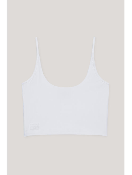 Sprandi Sprandi Top SS21-TTD006 Alb Slim Fit