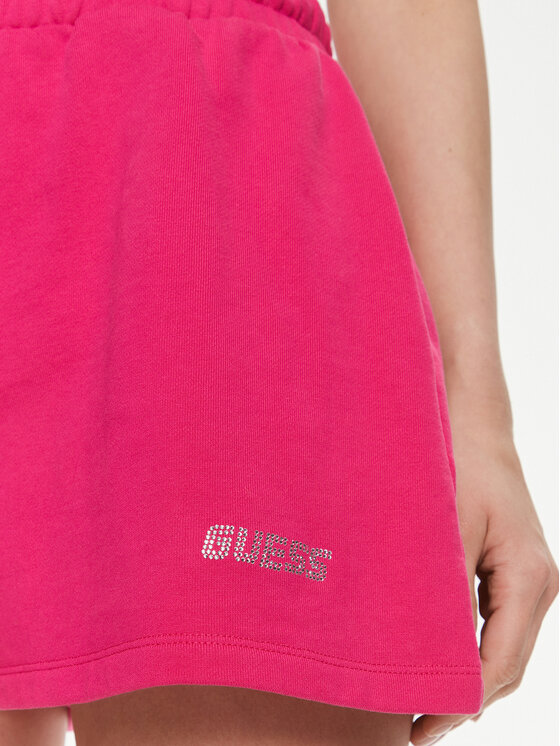 Guess Guess Pantaloni scurți sport Eleanora V4RD04 KC5O0 Roz Relaxed Fit