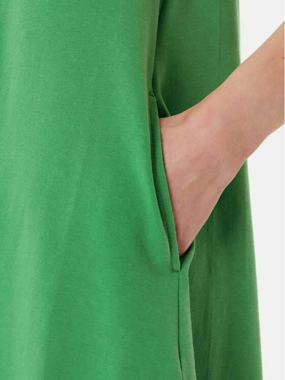 United Colors Of Benetton United Colors Of Benetton Kasdieninė suknelė 3Z1RDV01E Žalia Regular Fit