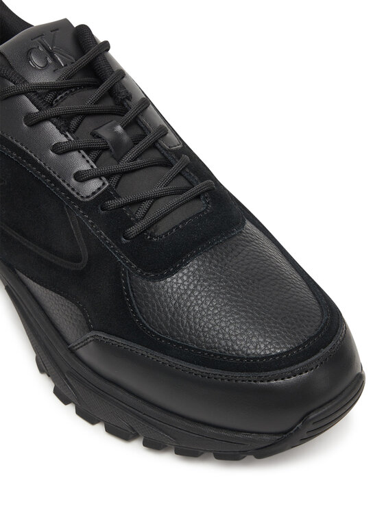 Calvin Klein Jeans Calvin Klein Jeans Sneakersy Hike Runner Hf Lth Mix YM0YM01289 Čierna