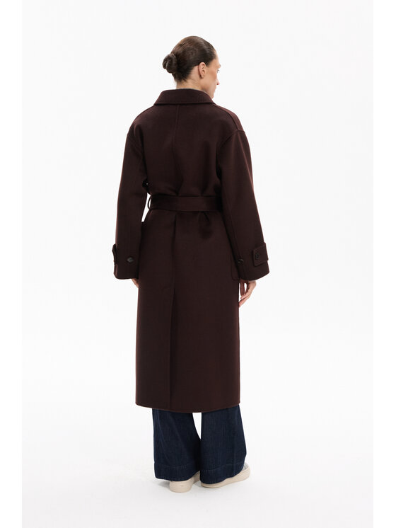 Deni Cler Milano Deni Cler Milano Płaszcz przejściowy T-DC-8066-F5-90-78-1 Brązowy Regular Fit