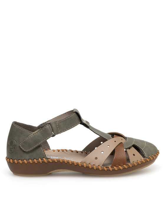 Rieker Sandalen M1655-54 Grün | Modivo.de