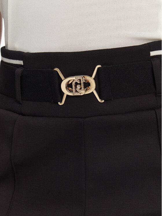 Liu Jo Sport Liu Jo Sport Παντελόνι υφασμάτινο TA5256 JS182 Μαύρο Flare Fit