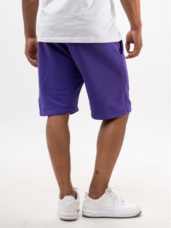 Jigga Wear Jigga Wear Szorty materiałowe Krótkie Spodenki Dresowe Męskie Fioletowe Jigga Wear Simple Crown XL Fioletowy Regular Fit